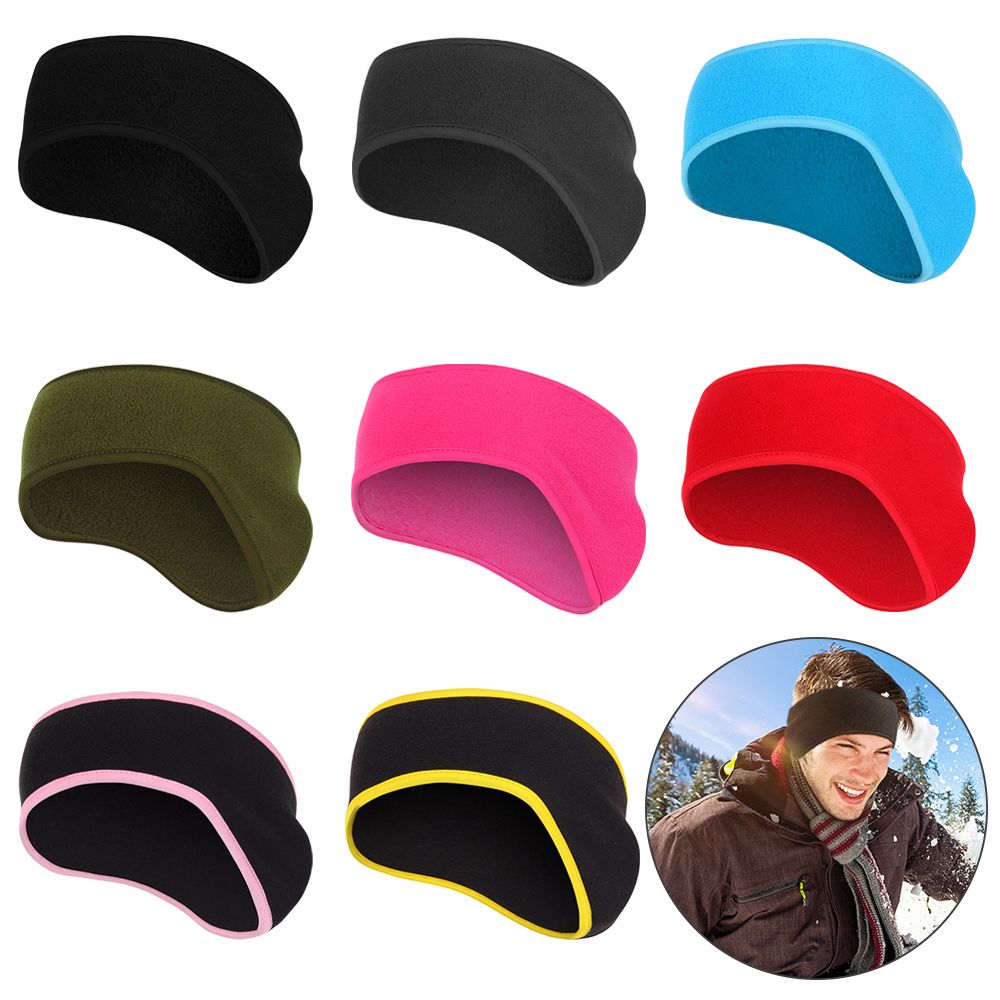 Fleece Ear Warmer Band - 1個入り ヘアバンド フリース製 イヤーカバー ヘアバンド 汗止め