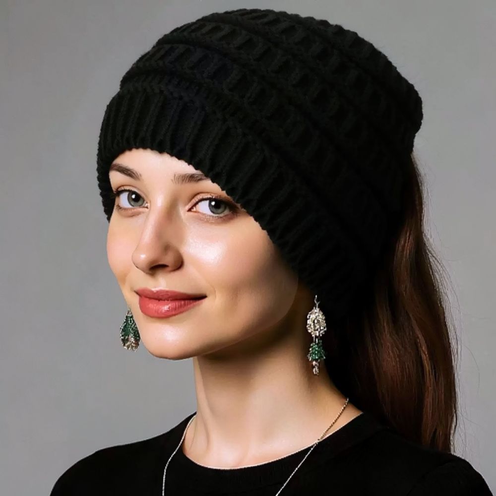 Fleece Ear Warmer Band - 女性用、ニット素材のヘッドバンド。冬用、幅広、伸縮性のあるヘアバンド。保温性があり、耳を保護。柔らかく快適なフリース素材で、普段使いやヨガに最適。