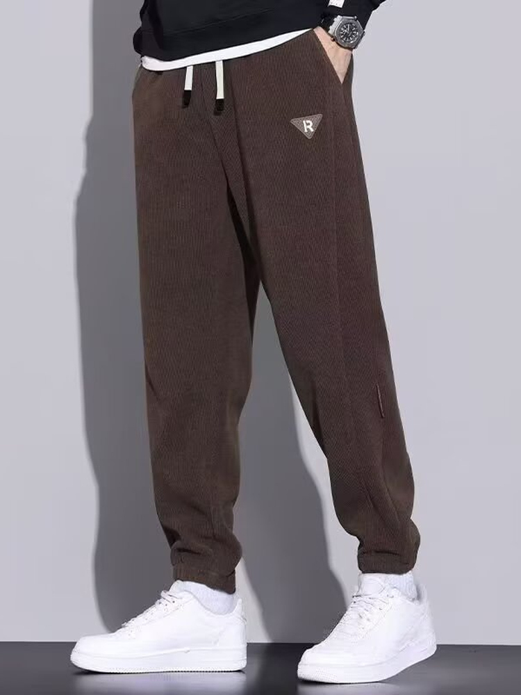 メンズ冬用暖かいフリース裏地付き厚手コーデュロイスポーツパン - Corduroy Pant Warm のレビューと価格