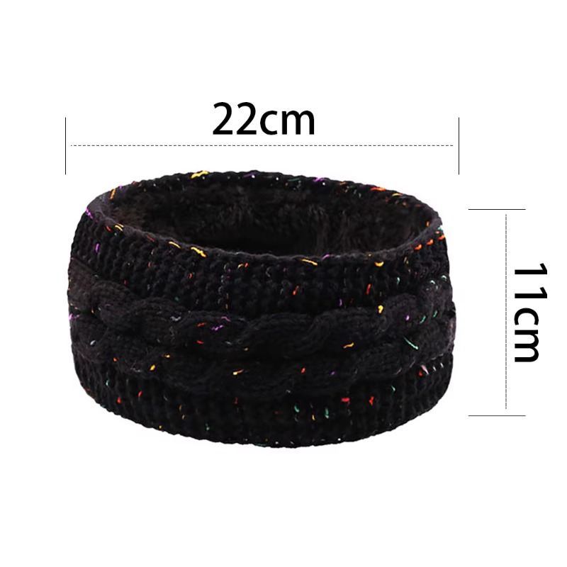 レディース 冬用 厚手ニット ヘアバンド トレンドのケーブル - Fleece Ear Warmer Band のレビューと価格