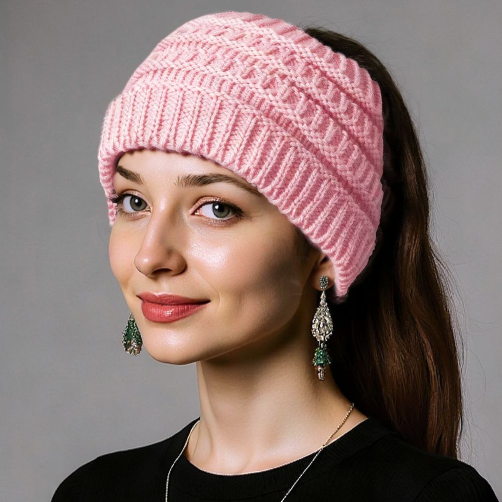 女性用、ニット素材のヘッドバンド。冬用、幅広、伸縮性のあるヘ - Fleece Ear Warmer Band のレビューと価格