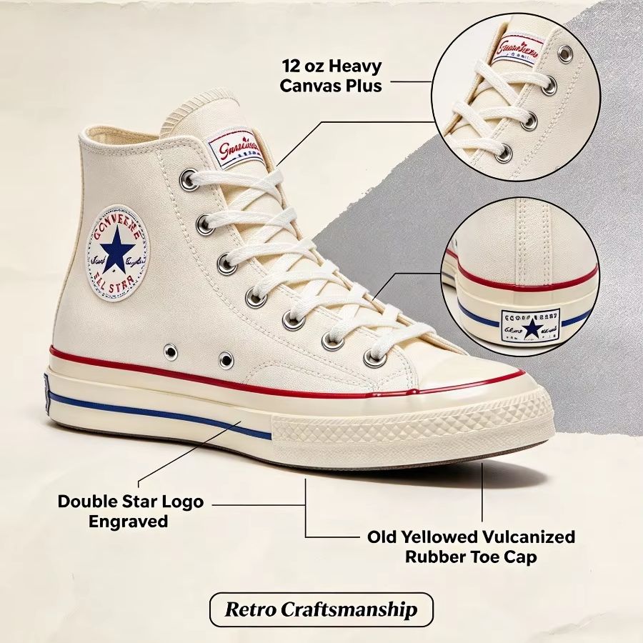 コンバース 1970 CHUCK 70 X：快適で耐久性があ - Converse Shoes Chuck 70 のレビューと価格