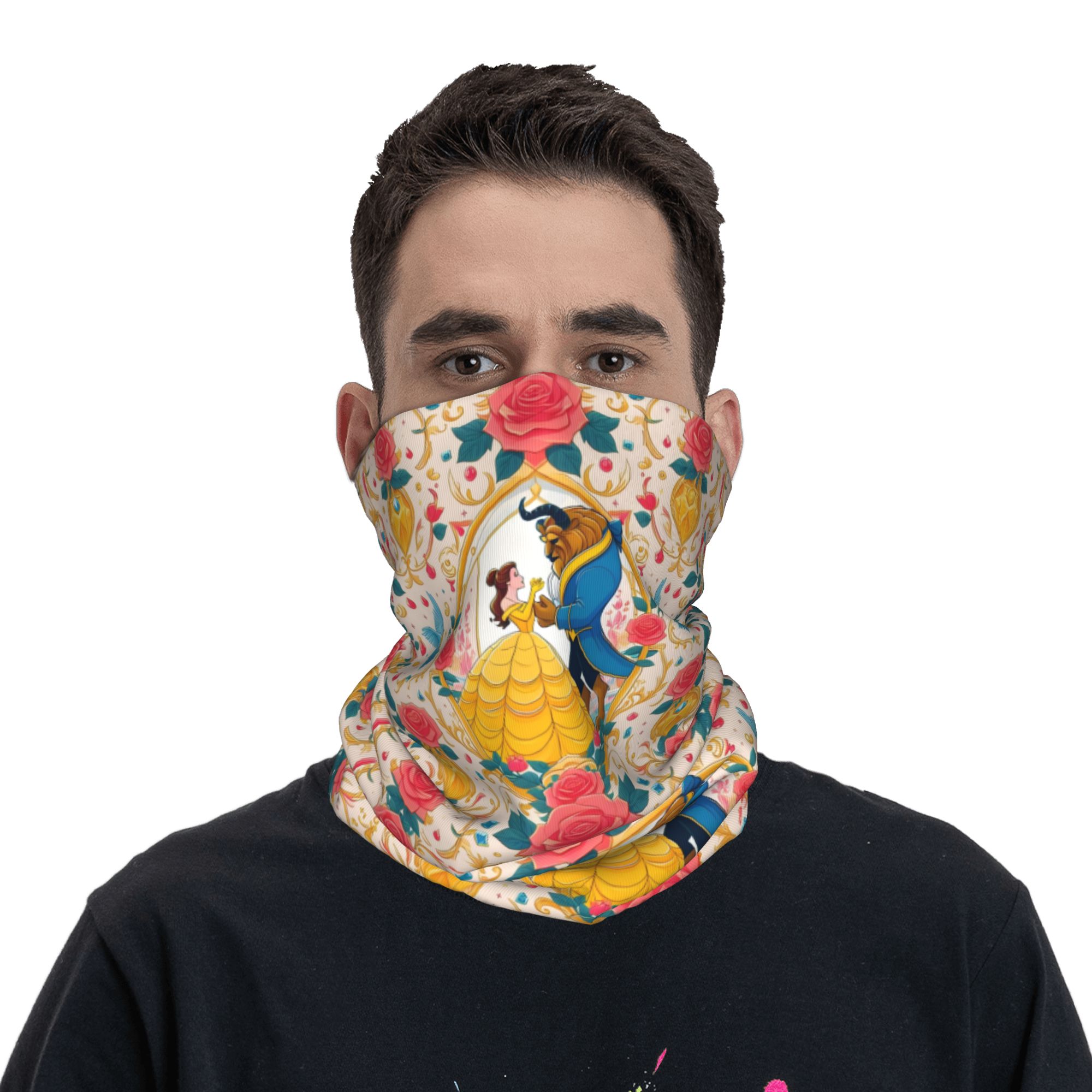 カスタム B-美女と野獣 ネックゲイター メンズ レディース - Neck Gaiter Fleece のレビューと価格